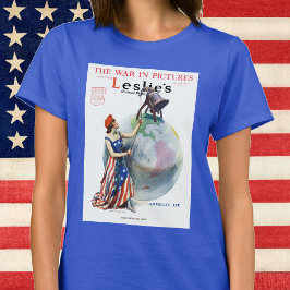 Vintage Patriotische Lady Liberty Magazine Cover A T-Shirt