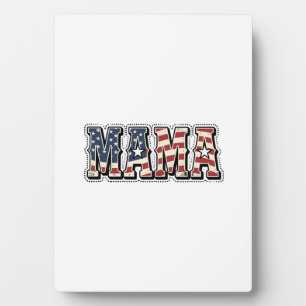Vintage-patriotische Mama-Lettering-Shirt-Design_1 Fotoplatte
