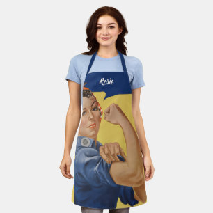 Vintage-patriotische Rosie the Riveter, Wir schaff Schürze