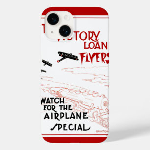 Vintage patriotische Victory Loan-Flugblätter Flug Case-Mate iPhone Hülle