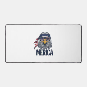 Vintage-patriotischer-Adler-Merica-Shirt-Design_1 Schreibtischunterlage