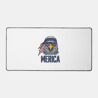 Vintage-patriotischer-Adler-Merica-Shirt-Design_1 Schreibtischunterlage