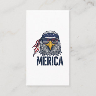 Vintage patriotischer Adler Merica-Shirt-Design_1 Visitenkarte