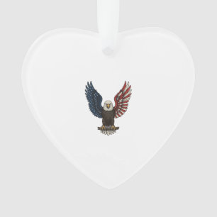 Vintage-patriotischer-Adler-Vektor-Shirt-Entwurf_1 Ornament