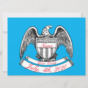 Vintage patriotischer AdlerplaketteThunder_Cove