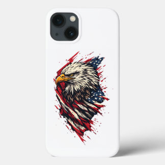 Vintage patriotischer amerikanischer Adler 4. Juli Case-Mate iPhone Hülle