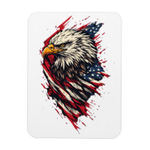 Vintage patriotischer amerikanischer Adler 4. Juli