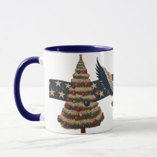 Vintage patriotischer Becher Tasse