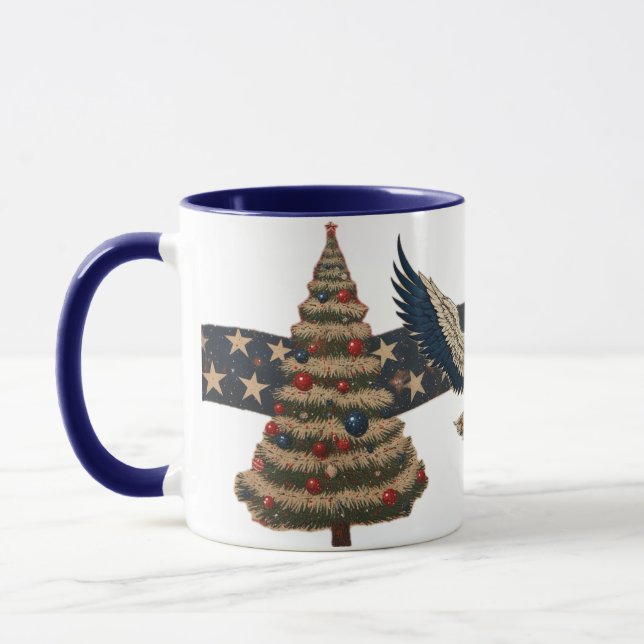 Vintage patriotischer Becher Tasse (Links)