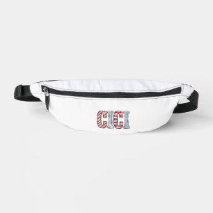 Vintage patriotischer CICI-Name Vektor-Shirt-Desig Bauchtasche