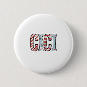 Vintage patriotischer CICI-Name-Vektor-Shirt-Desig Button