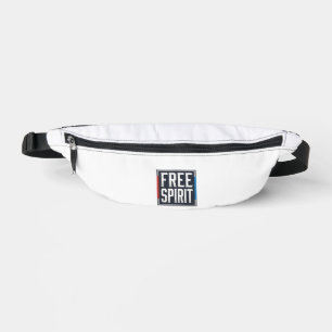 Vintage patriotischer Free Spirit Box Grafikdesign Bauchtasche