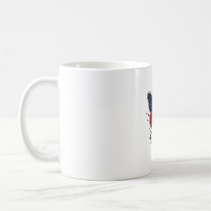 Vintage patriotischer Schmetterling Amerika-Shirt- Kaffeetasse