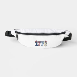 Vintage patriotisches 1776-Band-Shirt-Design_1 Bauchtasche