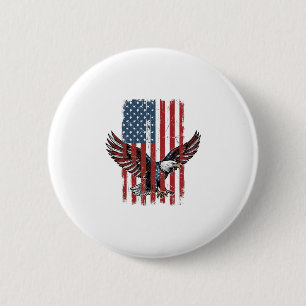 Vintage-patriotisches-Adler-Flag-Shirt-Design_1 Button
