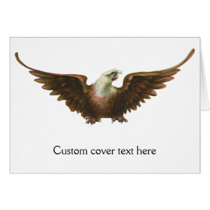 Vintage Patriotism American Bald Eagle Bird Flying