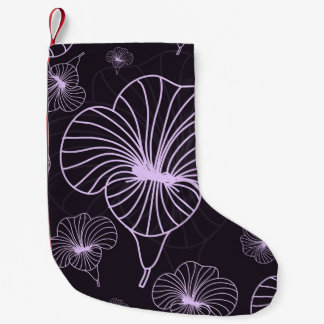 Vintage pattern with floral theme. Background with Kleiner Weihnachtsstrumpf