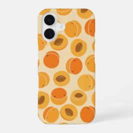 Vintage Pattern with Stylized Apricots iPhone 16 Hülle