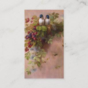 Vintage Paul de Longpre Custom Business Card Visitenkarte