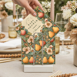 Vintage Pear Garden Botanical Baby Shower Serviette