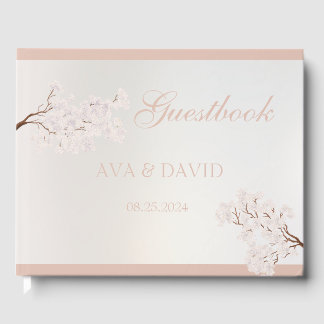 Vintage Pearl Romance Wedding Gästebuch