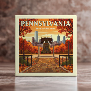 Vintage Pennsylvania Fliese