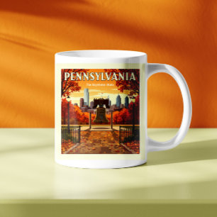 Vintage Pennsylvania Kaffeetasse