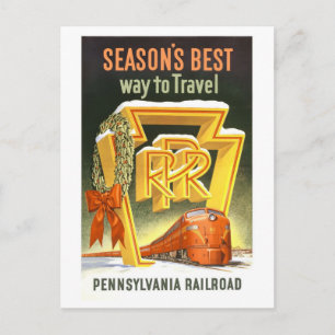 Vintage Pennsylvania Railroad Postkarte