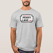 Vintage Penny Lane Straßenschild