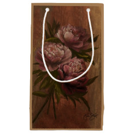 Vintage Peonies Kleine Geschenktüte