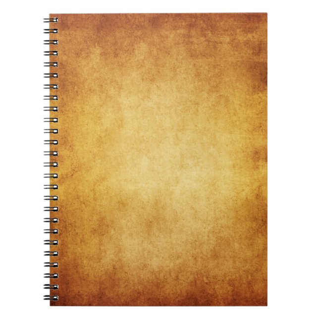 Vintage-Pergament Antikes Papier Hintergrund indiv Notizblock (Vorderseite)
