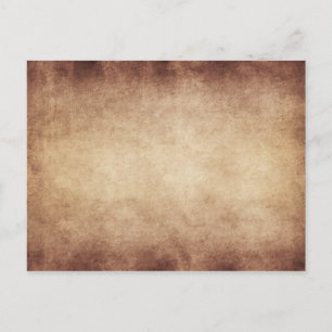 Vintage-Pergament Antikes Papier Hintergrund indiv Postkarte
