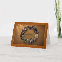 Vintage-Pergament-Monsterkreis Halloween