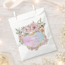 Vintage Periwinkle Peony Bridal Dusche Teezeremoni