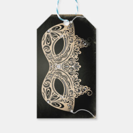 Vintage Perlmasquerade Maske Sweet 16 Party Geschenkanhänger