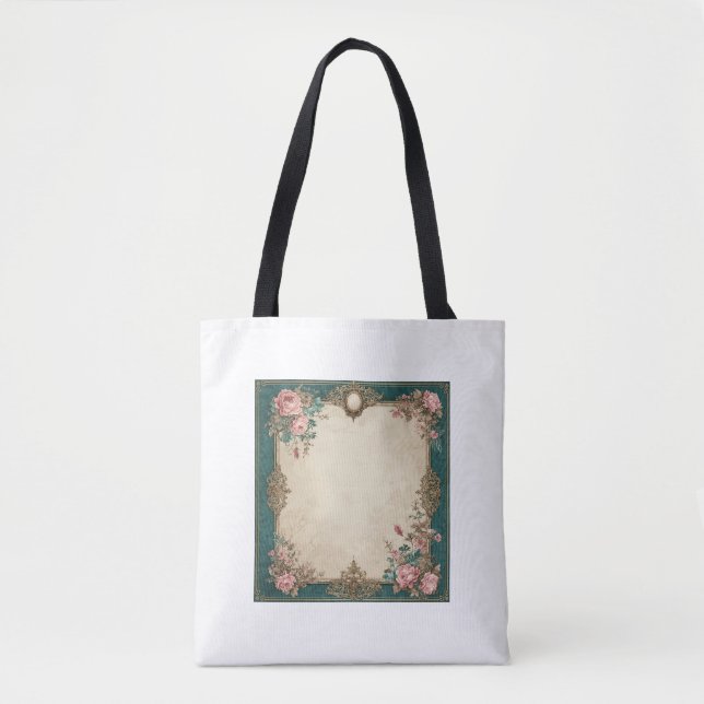 Vintage-Perserteppich-Muster-Tasche (Vorderseite)