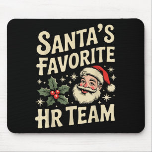 Vintage Personalabgleich Hr Retro Weihnachten Mousepad