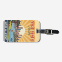 Vintage Perth Australien, Retro Sonnenschein und L