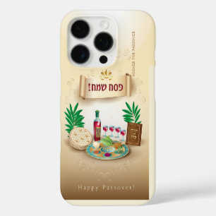 Vintage-Pessach-Seder koscher Pesach iPhone 16 Pro Hülle