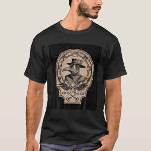 Vintage Pestärztin Maske Unisex-Gesichtshaut T-Shirt