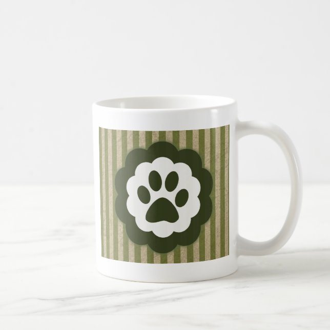 vintage pet paw tasse (Rechts)