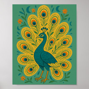 Vintage Pfau Poster