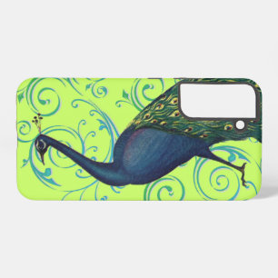 Vintage-Pfau-Swirbel Samsung Galaxy Hülle