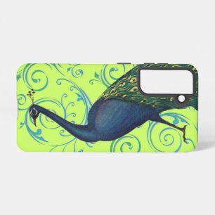 Vintage-Pfau-Swirbel Samsung Galaxy Hülle