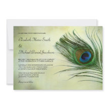 Vintage Pfauenfederhochzeit