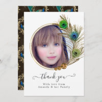 Vintage Pfauenflora Quinceañera