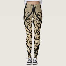 Vintage PfauenLeggings Leggings
