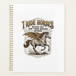 Vintage-Pferd-Drache-Fantasy-Reiter-Shirt-Design_1 Planer