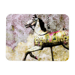 Vintage-Pferd-Karussell-Magnet Magnet