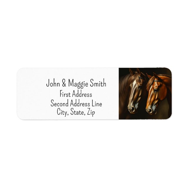 Vintage Pferde Farm Natur Tier Art (Vorne)